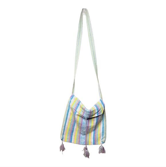Rugerio’s Cotton Pastel Crossbody Bag - Picture 1 of 2